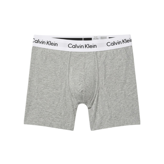 Bóxer de algodón gris Calvin Klein