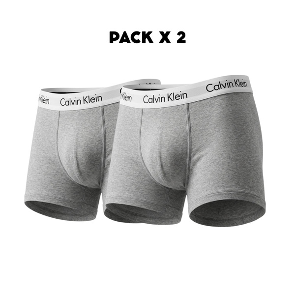 Pack x 2 Bóxer Calvin Klein Gris