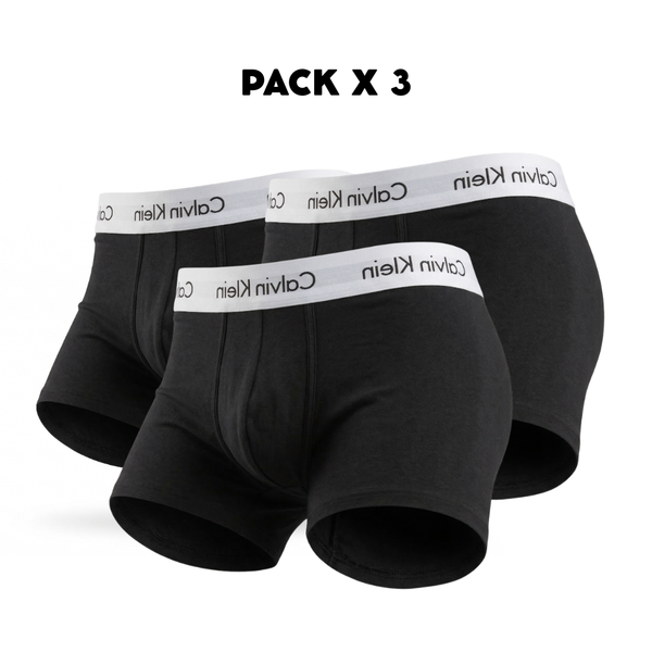 Pack x 3 Bóxer Calvin Klein Negro