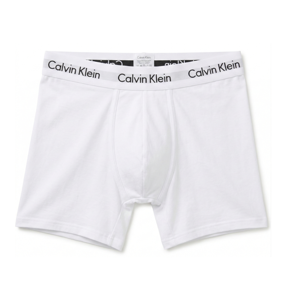 Bóxer de algodón blanco Calvin Klein
